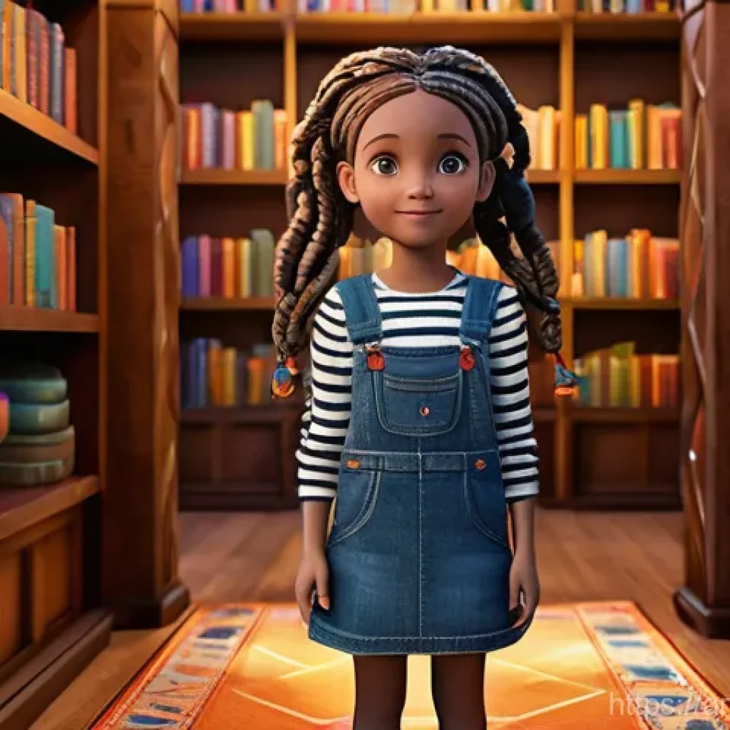 쥬라기캅스 3D 모델링 기술 - **Prompt:** A highly detailed 3D rendering of a young, imaginative female character, approximately 1...